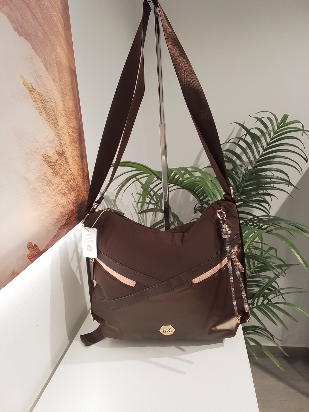 ZAO BOLSO MOCHILA MOKA MARIAMARE