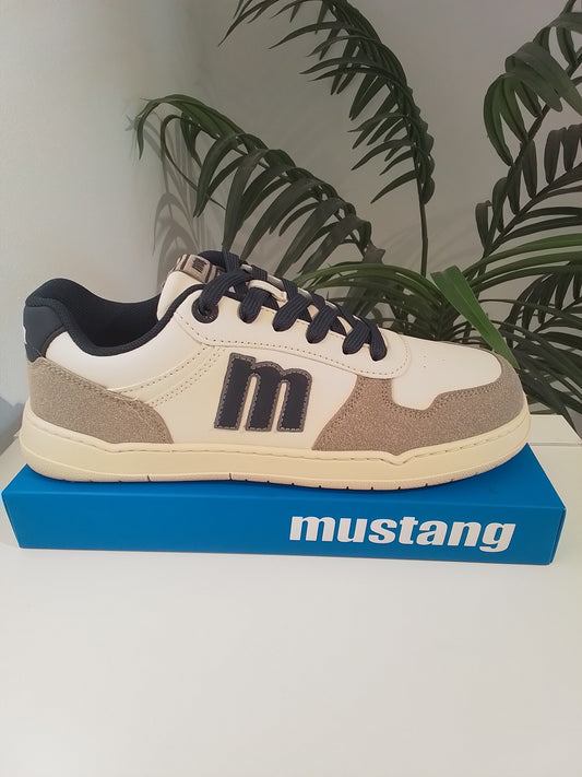 84766-IN25 BAREFOOT BLANCO GRIS MUSTANG