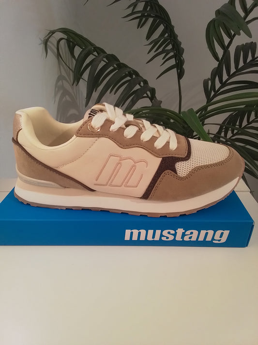 60441-IN25 BEIGE MARRON MUSTANG
